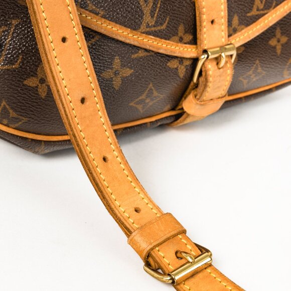 Louis Vuitton Saumur 28 Brown Monogram Double Side Saddle Messenger Bag - Picture 8 of 13